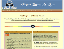 Tablet Screenshot of primetimersstl.org